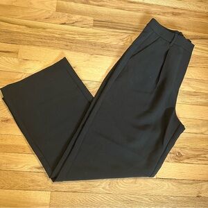 Black Wide-Leg Trousers